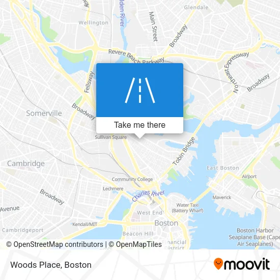 Woods Place map