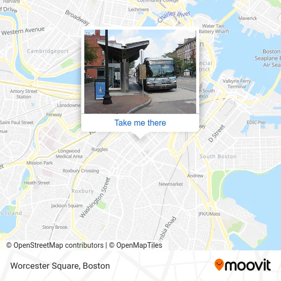 Worcester Square map