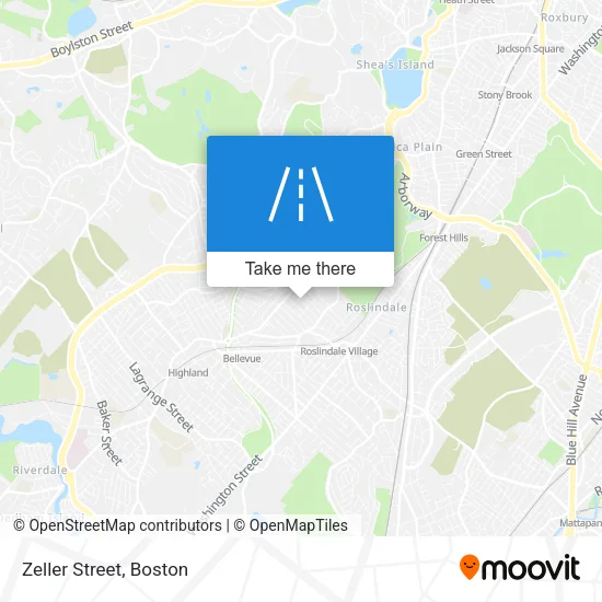Zeller Street map