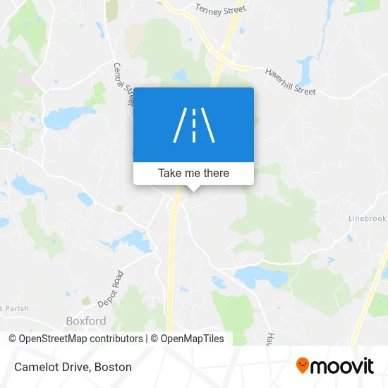 Camelot Drive map