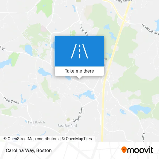 Carolina Way map
