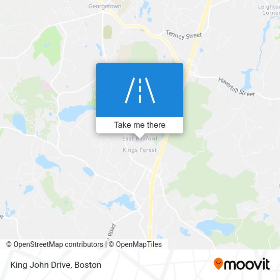 King John Drive map