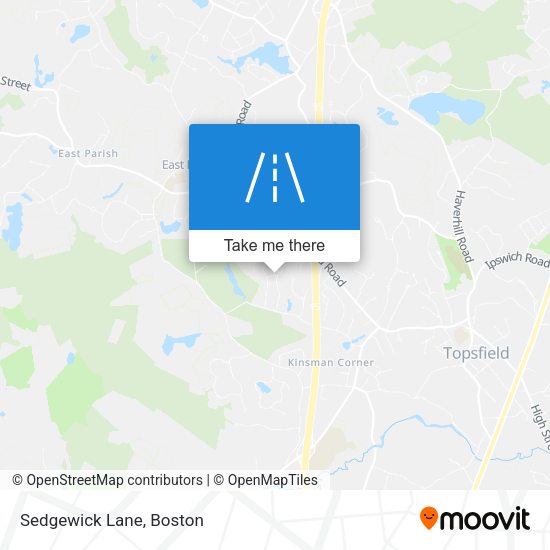 Mapa de Sedgewick Lane