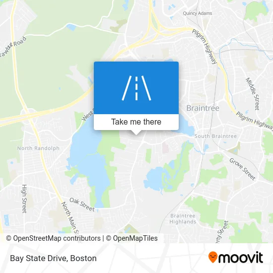 Bay State Drive map