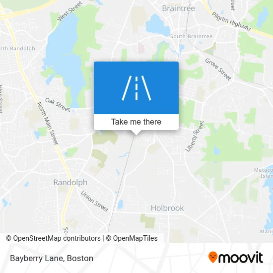 Bayberry Lane map