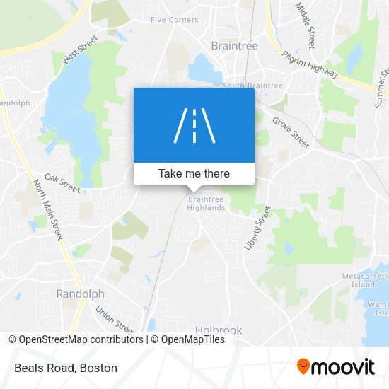 Mapa de Beals Road