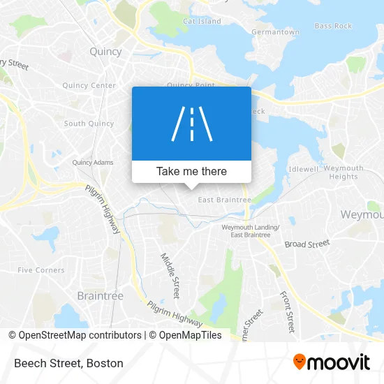 Beech Street map