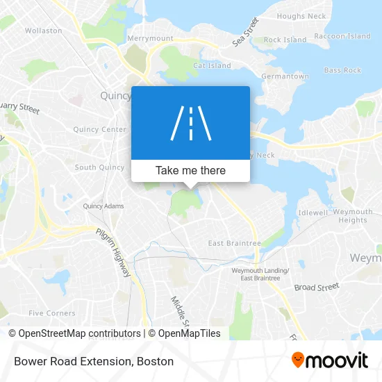 Bower Road Extension map