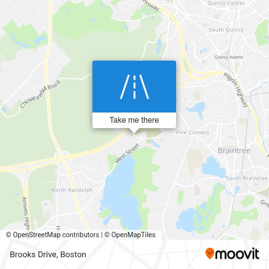 Mapa de Brooks Drive