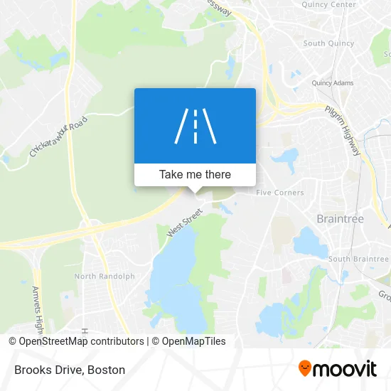 Brooks Drive map