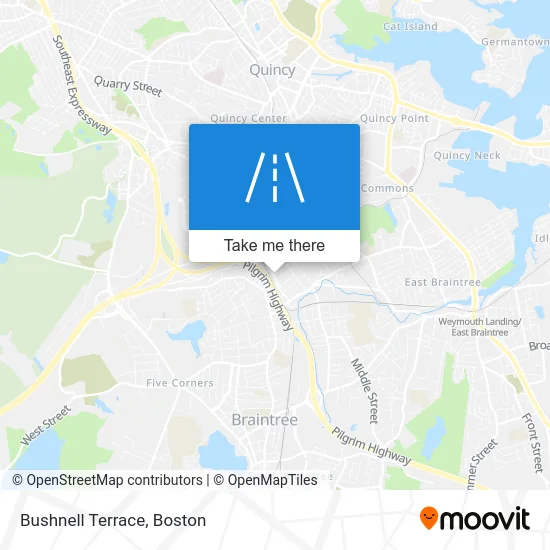 Bushnell Terrace map