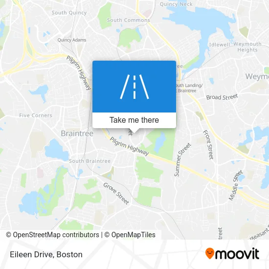 Eileen Drive map