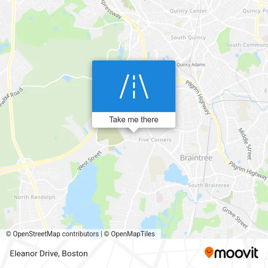 Eleanor Drive map