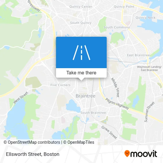 Ellsworth Street map