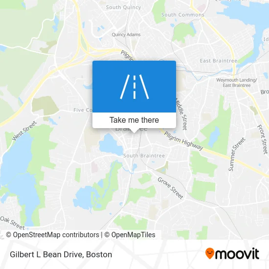 Gilbert L Bean Drive map