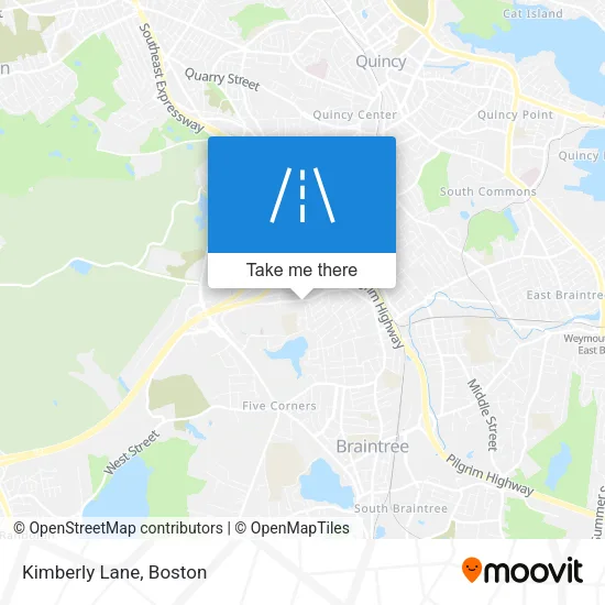 Kimberly Lane map