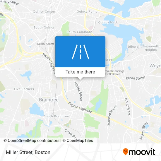 Miller Street map