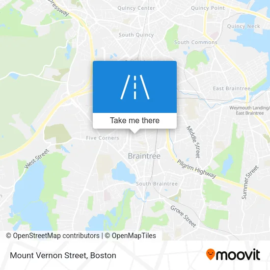 Mount Vernon Street map
