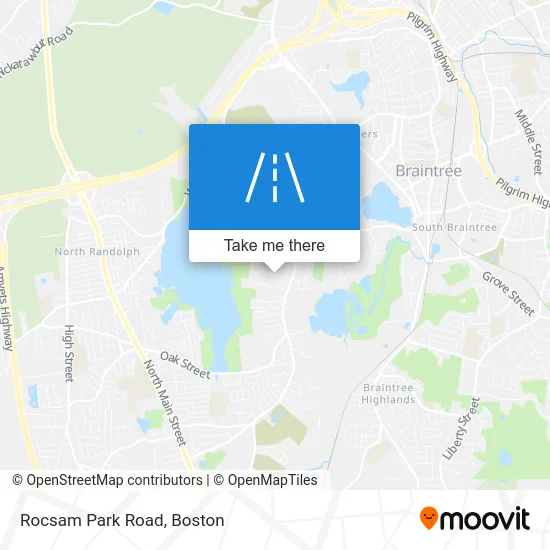 Rocsam Park Road map