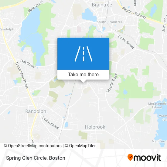 Spring Glen Circle map