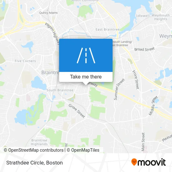 Strathdee Circle map