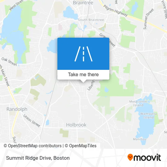 Summit Ridge Drive map