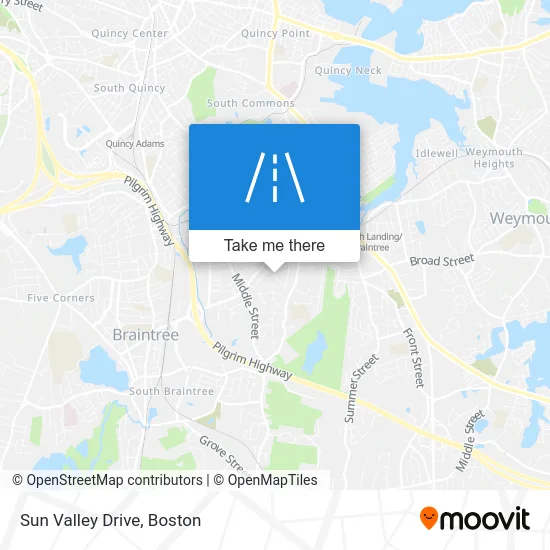 Sun Valley Drive map