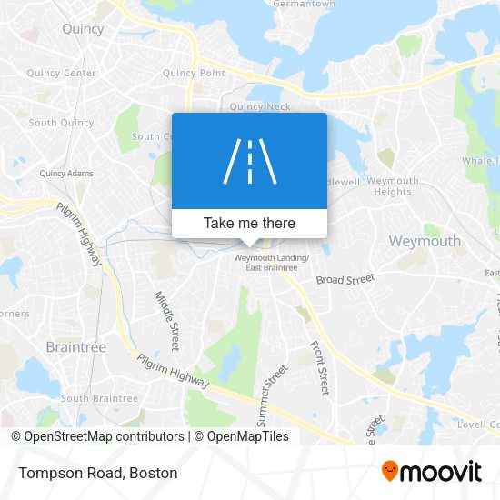 Mapa de Tompson Road