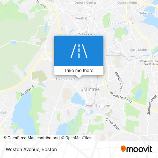 Mapa de Weston Avenue