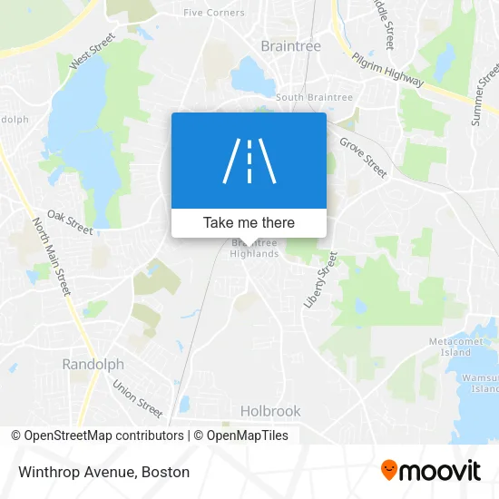 Winthrop Avenue map