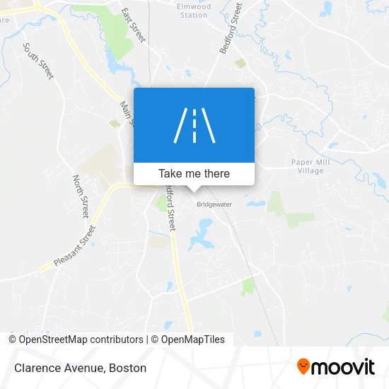 Mapa de Clarence Avenue