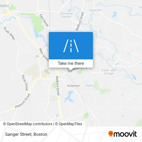 Sanger Street map