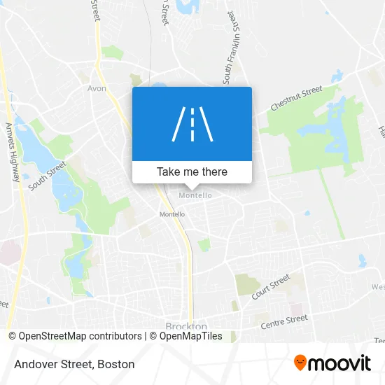 Andover Street map