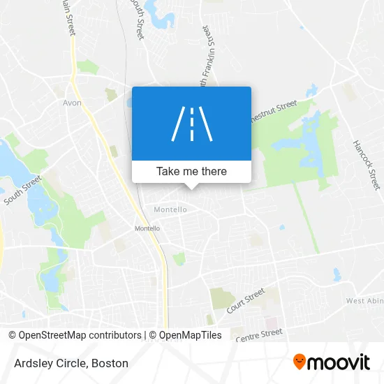 Ardsley Circle map