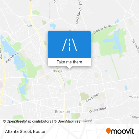 Atlanta Street map