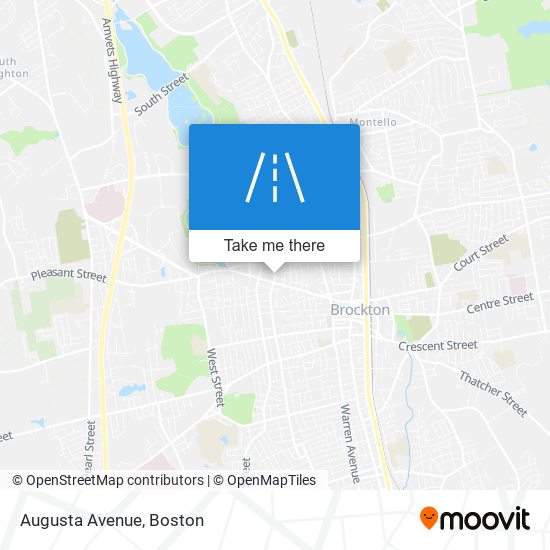 Augusta Avenue map