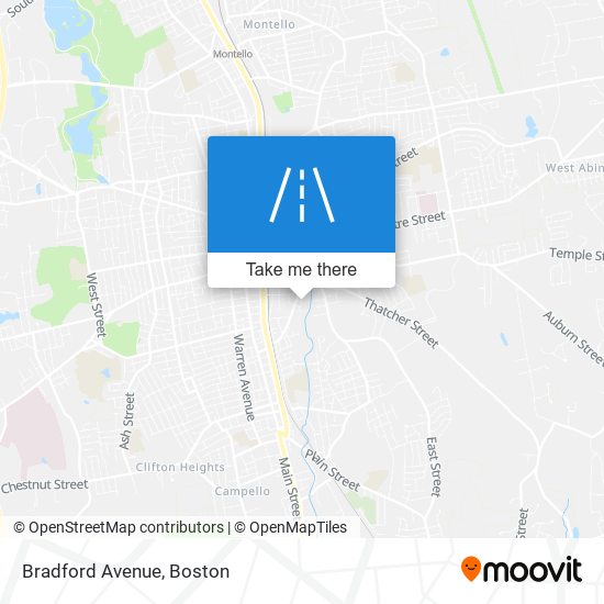 Bradford Avenue map