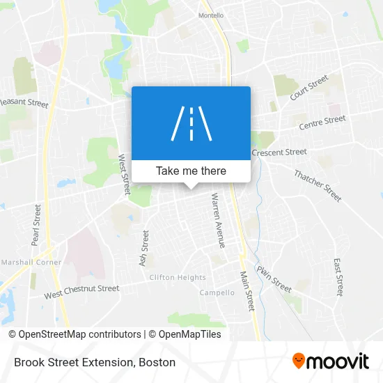 Brook Street Extension map