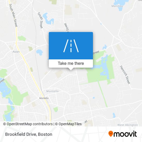 Brookfield Drive map