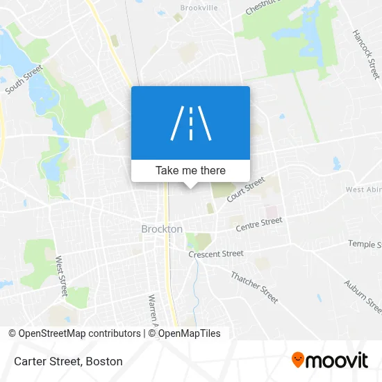 Carter Street map
