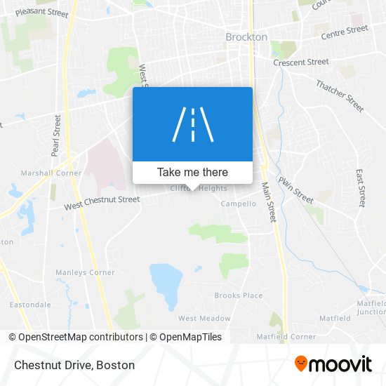 Chestnut Drive map