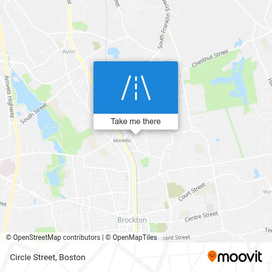 Circle Street map