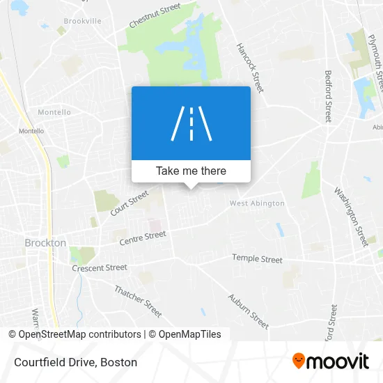 Courtfield Drive map