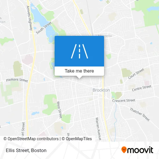 Ellis Street map