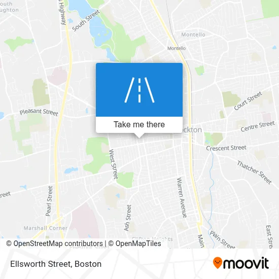 Ellsworth Street map