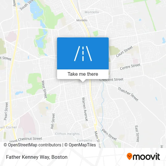 Father Kenney Way map