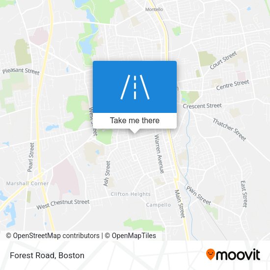 Mapa de Forest Road