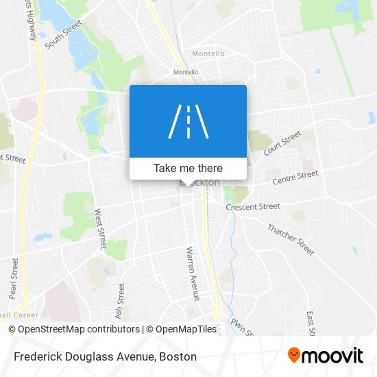 Frederick Douglass Avenue map