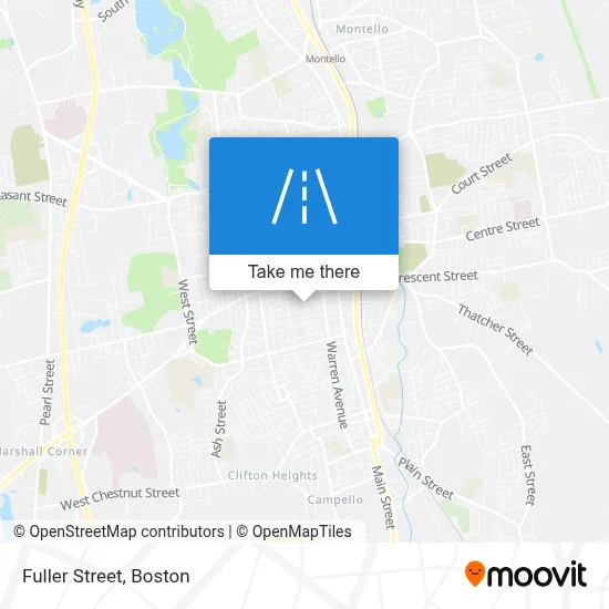 Fuller Street map
