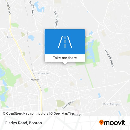 Mapa de Gladys Road